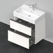 Duravit D-Neo wastafelonderkast 68.4x62.5x44.2cm 1 lade wit Hoogglans SW641156