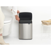Brabantia Bo Afvalemmer - 12 liter - kunstof binnenemmer - matt steel fingerprint proof SW1026548