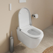 Duravit SensoWash D-Neo douchewc compact rimless diepspoel 37.8x57.7cm met closetzitting wit SW962033