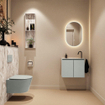 MONDIAZ TURE-DLUX 60cm toiletmeubel Greey. EDEN wastafel Glace positie rechts. Met 1 kraangat. SW1103337