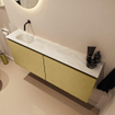 MONDIAZ TURE-DLUX 120cm toiletmeubel Oro. EDEN wastafel Ostra positie links. Zonder kraangat. SW1105030