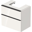 Duravit D-Neo wastafelonderkast 68.4x62.5x44.2cm 1 lade wit Hoogglans SW641156