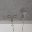 Villeroy & Boch Verve Showers Handdouche met drie waterstraalstanden Rond - Matt Brushed Nickel (RVS) SW974355