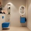MONDIAZ TURE-DLUX 40cm toiletmeubel Jeans. EDEN wastafel Ostra positie rechts. Zonder kraangat. SW1104870
