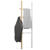 Umbra Hub handdoekladder 61x4x152cm met 4 haakjes Essenhout Wit/naturel SW719949