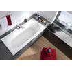 Villeroy & boch Loop duobad - 180x80cm - rechthoek/binnenbad ovaal - acryl Wit Alpin glans 0948475