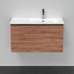 Duravit D-Neo wastafelonderkast 81x44x46.2cm 1 lade Noten Mat SW641118