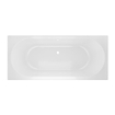 Zeza Oval Ligbad - 170x70cm - acryl - duo - glans wit SW1015082