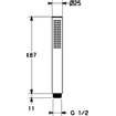 Hansa Stilo handdouche chroom GA98163