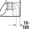 Duravit D-Neo staand toilet 37x65x40cm Zonder reservoir Glans Wit SW640485