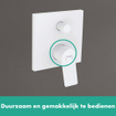 Hansgrohe Vivenis ééngreeps badmengkraan inbouw wit mat SW647117