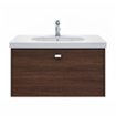 Duravit D code meubelwastafel 85x48cm 1x kraangat met overloop wit GA87574