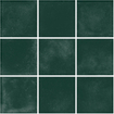 The Mosaic Factory Kasba mozaïektegel - 30x30cm - wand en vloertegel - Vierkant - Porselein Forest Green Mat SW798761