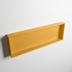 Mondiaz Easy nis 29.5x89.5x8cm - inbouw/opbouw - 1 open vak - Solid surface - Ocher SW643705