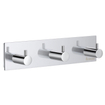 Smedbo Pool Handdoekhaak - 16x4cm - 3 haken - chroom SW13334