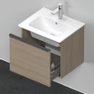 Duravit D-Neo wastafelonderkast 51x44x40.2cm 1 lade Eiken (terra) Mat SW641077