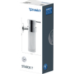 Duravit Starck T Zeepdispenser - 17.6x6cm - matglas - chroom SW297107