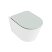 MONDIAZ LAVIE wandclosetpack - 36x53cm - diepspoel - rimless - Talc (offwhite) - softclose - quick-release - toiletzitting - Greey (grijs) SW1208630