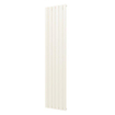 Plieger Cavallino Retto designradiator verticaal enkel middenaansluiting 2000x450mm 999W pergamon (RAL9001) 7255307