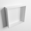 Mondiaz Easy nis 29.5x29.5x8cm - inbouw/opbouw - 1 open vak - Solid surface - Talc SW643605