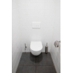 QeramiQ Push Metal Bedieningsplaat - voor Geberit UP320 inbouwreservoir - dualflush - rechthoekige knoppen - metaal wit mat - licht beschadigd-OUTLET UDEN STORE34003