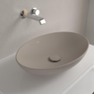 Villeroy & Boch Loop & Friends Opzetwastafel - 56 x 38 x 12 cm - Almond CeramicPlus - zonder overloop SW644134