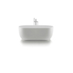 Duravit Luv vrijstaand bad 180 x 85 cm met afvoer/overloop wit SW228003