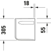 Duravit D Code sifonkap voor wastafel wit 0315105