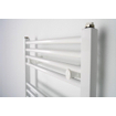 Instamat Robina elektrische radiator 60x121cm 600watt inclusief wandconsoles Soft zwart SW793841