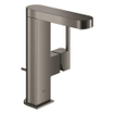 GROHE Plus waterbesparende wastafelkraan m-size met waste brushed hard graphite SW444336