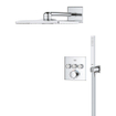 GROHE QuickFix Precision SmartControl inbouw douchesysteem met Vitalio SmartActive 310 Cube hoofddouche chroom SW1120189
