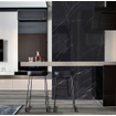 EnergieKer Marquina Vloer- en wandtegel - 60x120cm - gerectificeerd - glans Zwart SW955679
