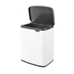 Brabantia Bo Afvalemmer - 12 liter - kunstof binnenemmer - wit SW1026523