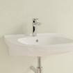 Villeroy en Boch O.novo Vita wastafel Vita met 1 kraangat met overloop 55x55cm wit 1025053