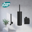 FugaFlow Efficiente Acces Toiletset - driedelig - mat zwart - SW1125824