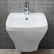 Duravit DuraStyle wandbidet 37x62cm met overloop met kraangat met wondergliss wit SW54178