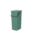 Brabantia Sort & Go Afvalemmer - 40 liter - hengsel - fir green SW1117375