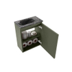 MONDIAZ TURE-DLUX 40cm toiletmeubel Army. EDEN wastafel Lava positie links. Zonder kraangat. SW1103668