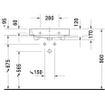 Duravit Happy d.2 meubelwastafel 60x50,5 cm 1 kraangat wit SW223290