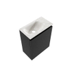MONDIAZ TURE-DLUX 40cm toiletmeubel Urban. EDEN wastafel Ostra positie links. Zonder kraangat. SW1104697