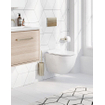 Crosswater Glide II Wandtoilet - 37x46x32.5cm - spoelrandloos - zonder zitting - wit mat SW765679