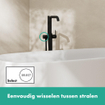 Hansgrohe Tecturis badkraan vrijstaand matzwart SW918588