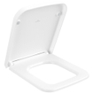 Villeroy & Boch Venticello closetzitting met deksel met softclose en quick release RVS/stone white SW209654