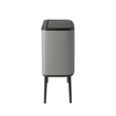 Brabantia Bo Touch Bin Afvalemmer - 36 liter - kunststof binnenemmer - mineral concrete grey SW1117507