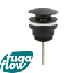 FugaFlow Efficiente Sobrado Klikwaste afvoerplug mat zwart - SW1125266