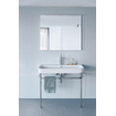 Duravit HappyD 2 meubelwastafel geslepen met overloop met 1 kraangat 100x50.5cm wit SW54333