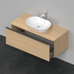 Duravit D-Neo wastafelonderkast 120x45.9x55cm 1 lade Natuur eiken Mat SW641260