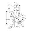 Kludi Pure & Easy wastafelkraan 100 m. waste chroom SW213431