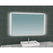 Wiesbaden Soul spiegel rechthoek met LED, dimbaar en spiegelverwarming 120 x 80 cm SW411999