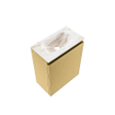 MONDIAZ TURE-DLUX 40cm toiletmeubel Oro. EDEN wastafel Frappe positie midden. Zonder kraangat. SW1102872